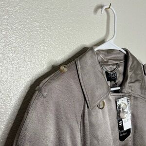 NEW PRICE! J.Crew Collection Metallic Insulated Trench RARE •SIZE 8-NWT!